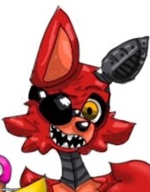 my pfp for everything (zoomed in version) | image tagged in darth vader,fnaf rage,foxy,foxy five nights at freddy's,art | made w/ Imgflip meme maker