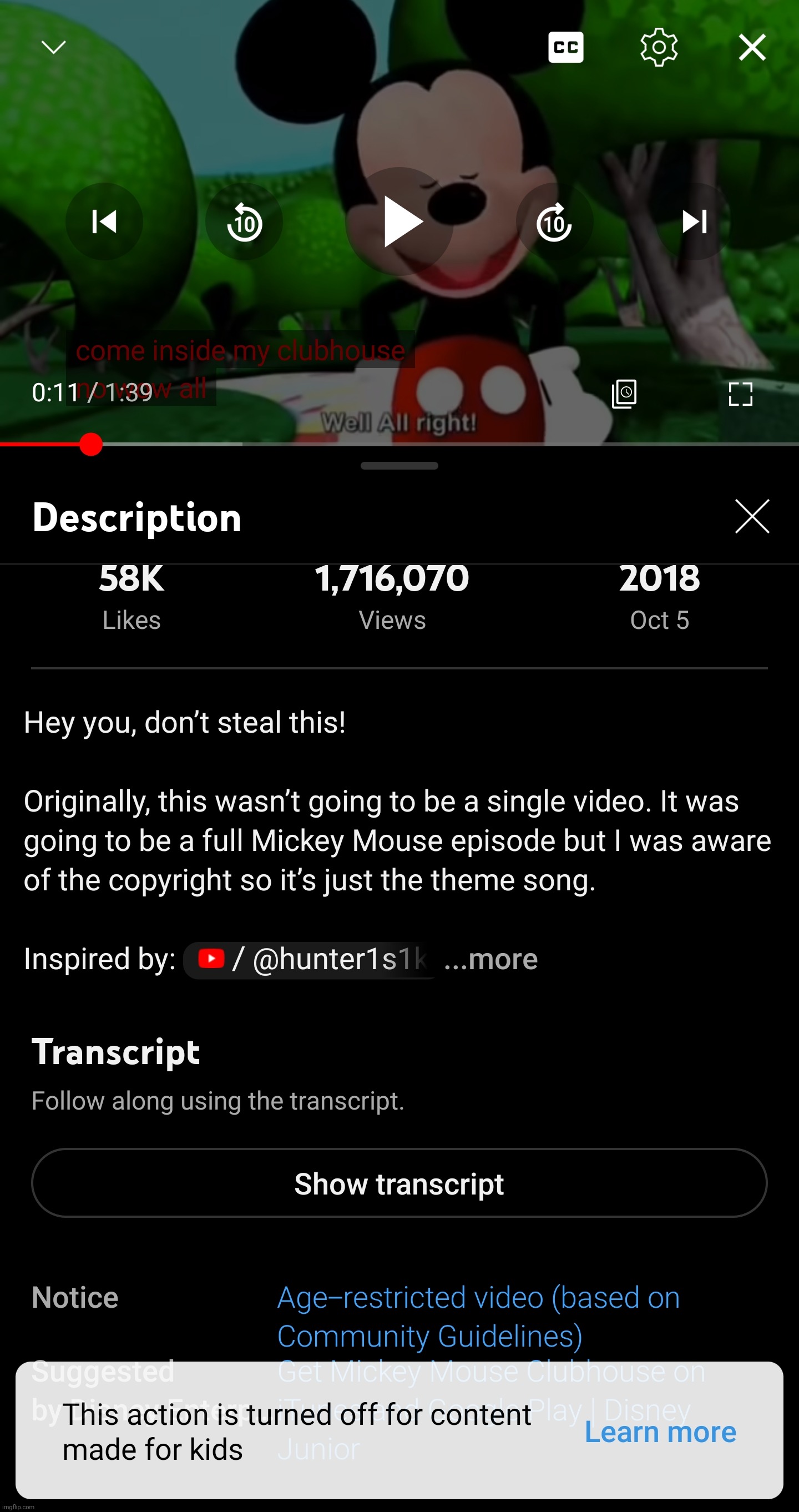 Mickey Mouse Clubhouse Memes - Imgflip