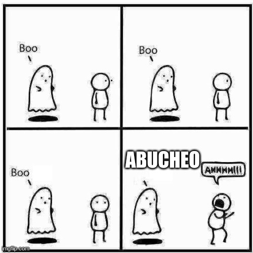 Ghost Boo | ABUCHEO | image tagged in ghost boo | made w/ Imgflip meme maker