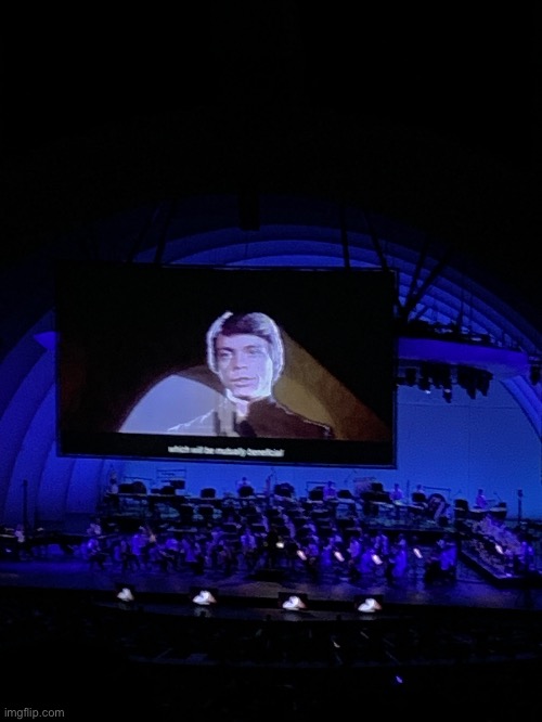 Just saw Star Wars return of the Jedi with live orchestra | image tagged in oh wow are you actually reading these tags | made w/ Imgflip meme maker