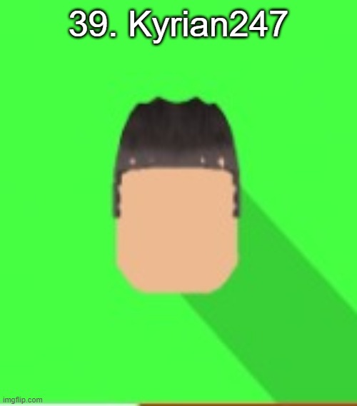 Im gonna continue ranking my favourite users | 39. Kyrian247 | made w/ Imgflip meme maker