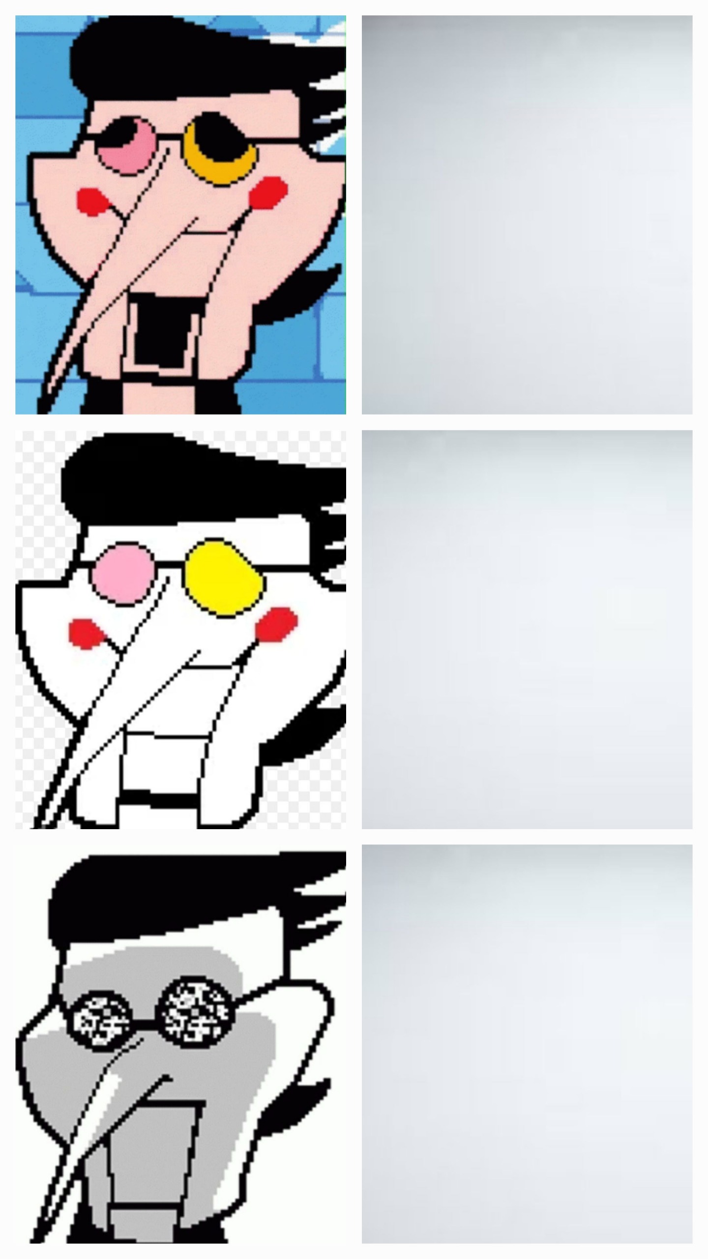 High Quality Spamton's [Distress!] [level] Blank Meme Template