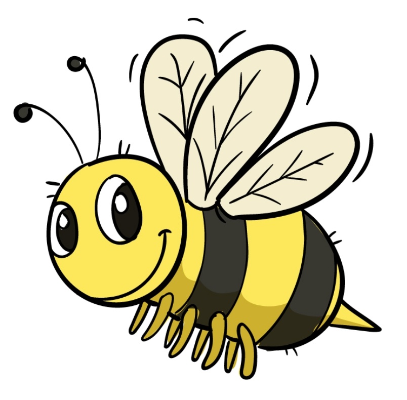 Happy Bee Blank Meme Template