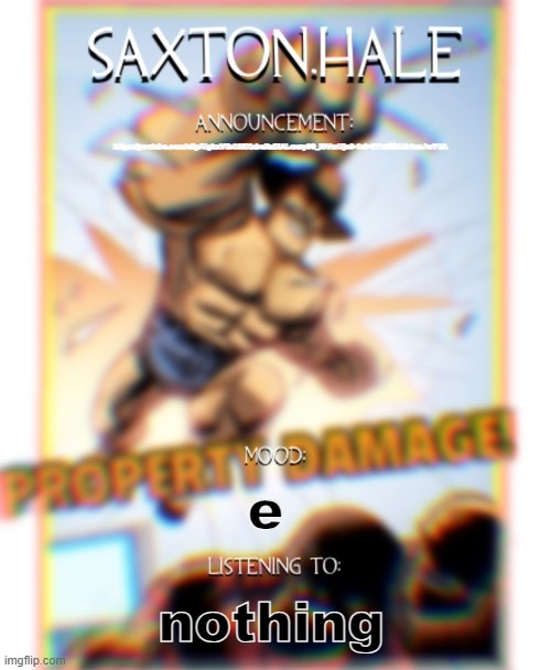 SAXTONNN HALEEEEE (thanks .medic.) | https://youtube.com/clip/UgkxVIhC25XxbuRzlEALoxey99_lSVmUjn9-?si=8Yc2MRCbtueJw7CA; e; nothing | image tagged in saxtonnn haleeeee thanks medic | made w/ Imgflip meme maker