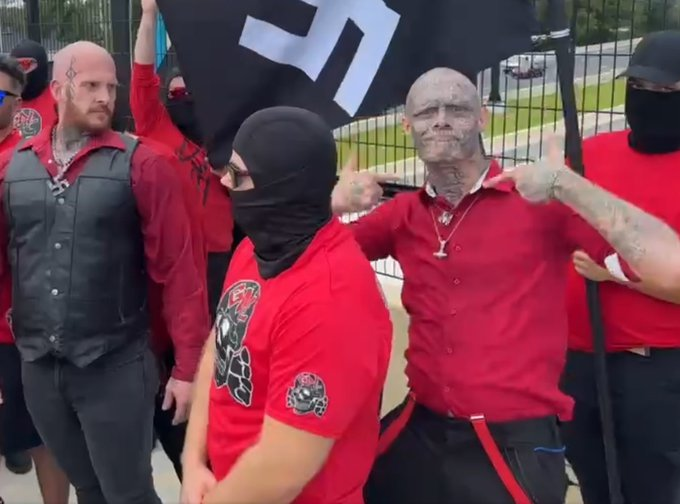 Antifa Sporting Red Blank Meme Template