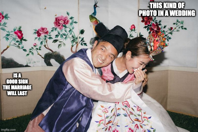 Enthusiastic Groom | THIS KIND OF PHOTO IN A WEDDING; IS A GOOD SIGN THE MARRIAGE WILL LAST | image tagged in wedding,memes | made w/ Imgflip meme maker