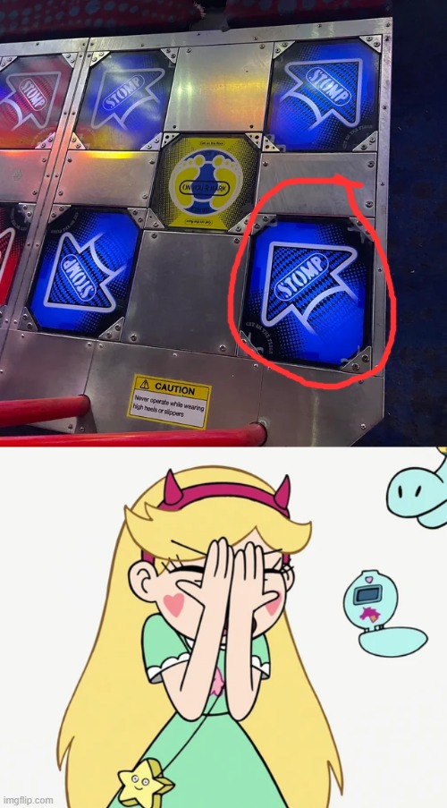 “of course i fully assembled the dance machine” | image tagged in star butterfly severe facepalm,star vs the forces of evil,you had one job,memes | made w/ Imgflip meme maker