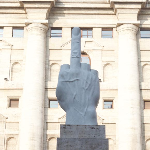 High Quality middle finger sculpture in ohio Blank Meme Template