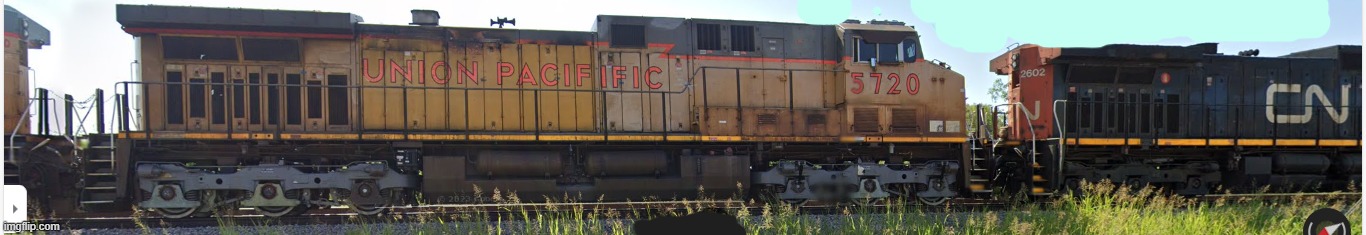 Union Pacific train with Pacific spelled wrong | image tagged in union pacific train with pacific spelled wrong | made w/ Imgflip meme maker