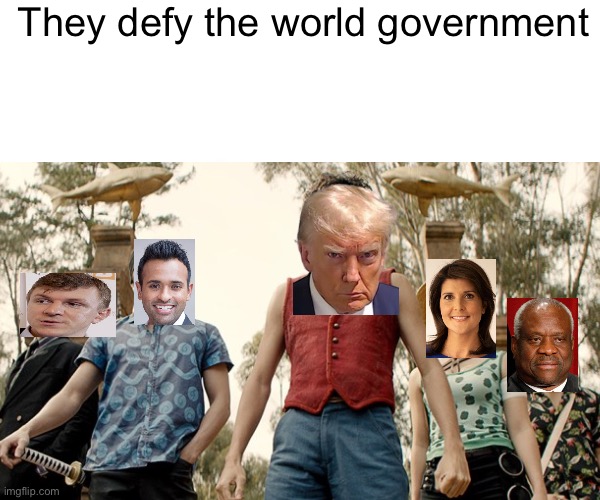 Monkey Puppet Meme | They defy the world government | image tagged in memes,monkey puppet | made w/ Imgflip meme maker