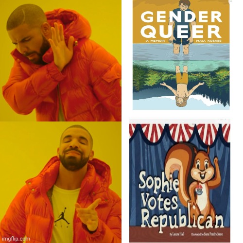 Let's get the school library squared away now | image tagged in stop,groom,voting,republican,always | made w/ Imgflip meme maker