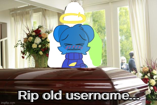 i went to my old username’s funeral | Rip old username… | image tagged in funeral | made w/ Imgflip meme maker