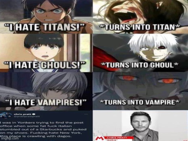 image tagged in memes,anime,chris pratt | made w/ Imgflip meme maker