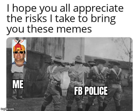 Facebook Police!! | image tagged in suicide squad | made w/ Imgflip meme maker