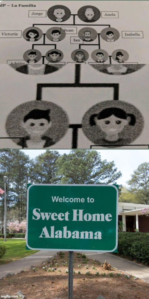 idk who made this and idk why am i posting it here | image tagged in welcome to sweet home alabama | made w/ Imgflip meme maker