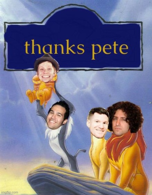 Thanks Pete | image tagged in thanks pete | made w/ Imgflip meme maker