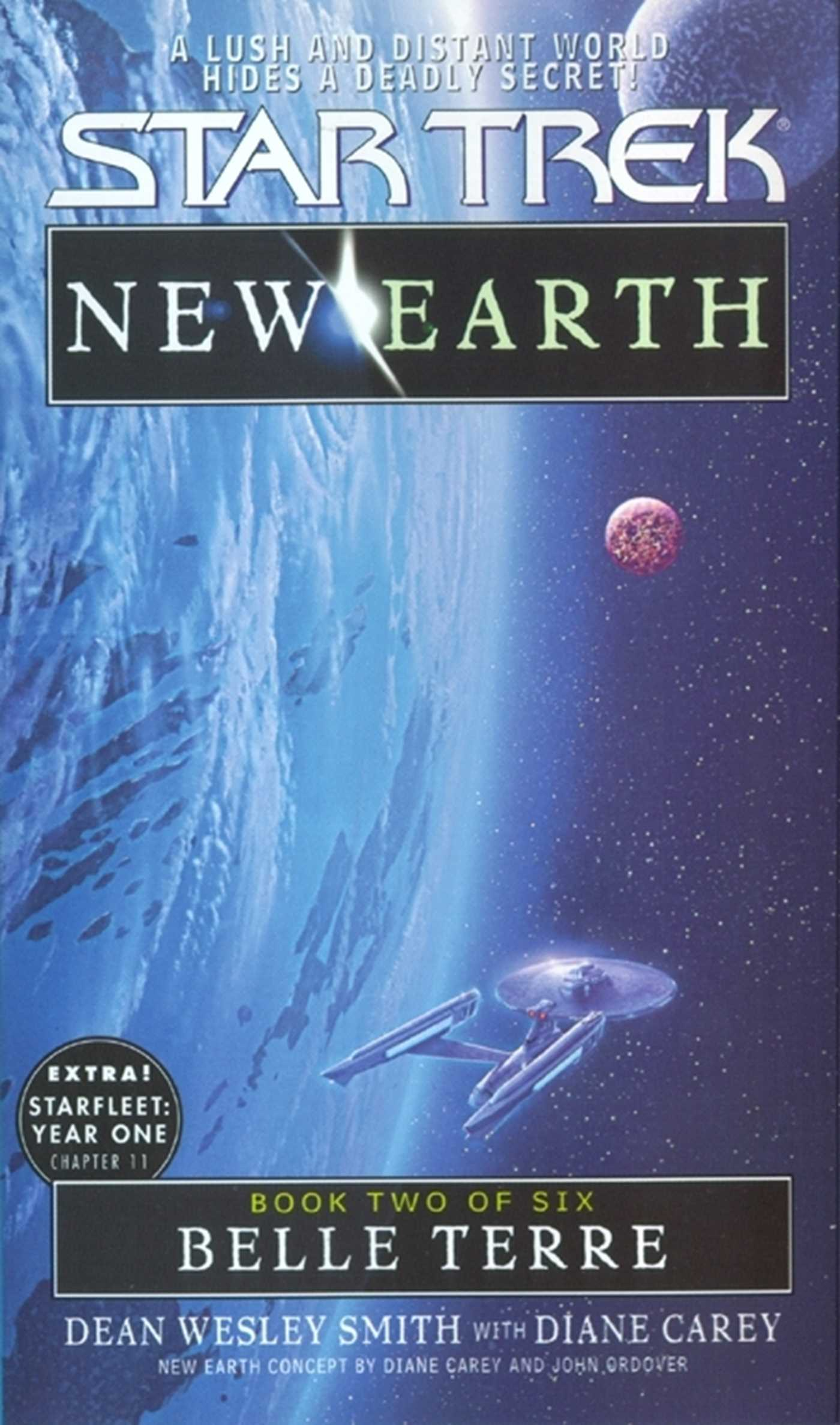 Star Trek New Earth Belle Terre Novel Cover Blank Meme Template