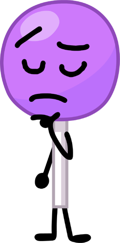 Lollipop BFDI Blank Meme Template