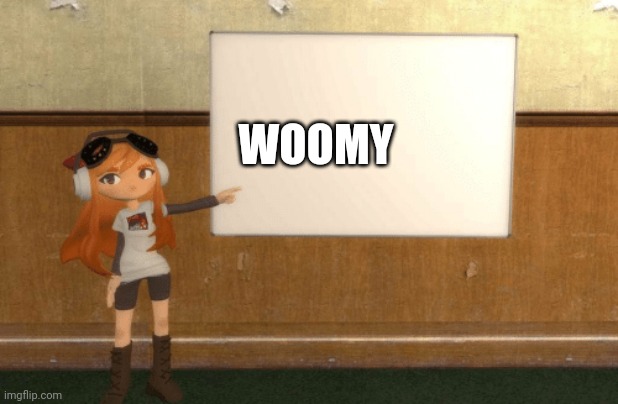 It had to be this way | WOOMY | image tagged in smg4s meggy pointing at board | made w/ Imgflip meme maker