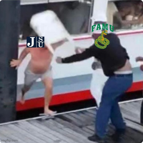 FAMU vs JSU | image tagged in montgomery fight | made w/ Imgflip meme maker