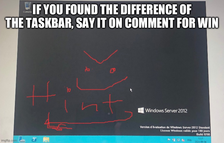 IF YOU FOUND THE DIFFERENCE OF THE TASKBAR, SAY IT ON COMMENT FOR WIN | image tagged in memes | made w/ Imgflip meme maker