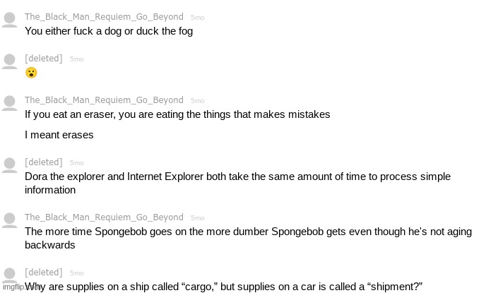 gonna post my deleted convosations | made w/ Imgflip meme maker