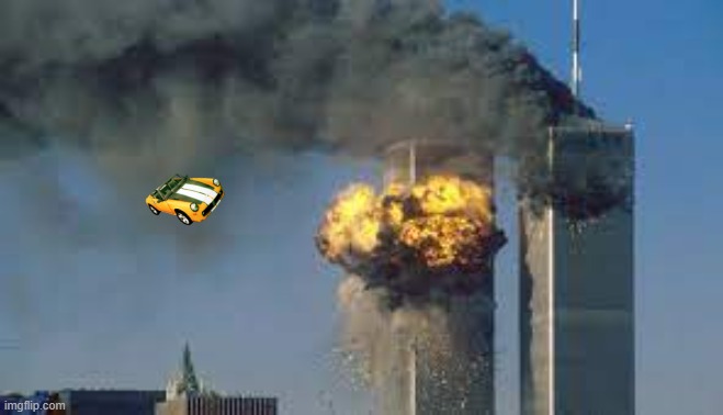 911 strikes on 9/11 | image tagged in 9/11 | made w/ Imgflip meme maker