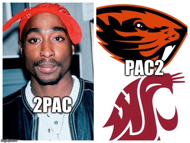 Pac2 | PAC2; 2PAC | image tagged in college football,football | made w/ Imgflip meme maker