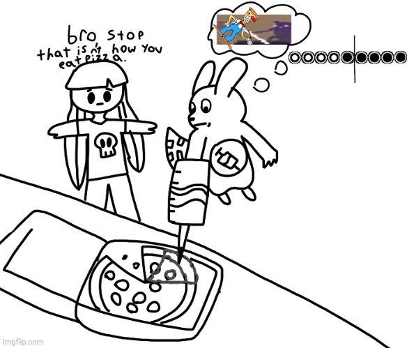 Instinct. Slugcat see pizza. slugcat hunt down pizza. Slugcat eat pizza. Slugcat survive. Slugcat happy. | made w/ Imgflip meme maker