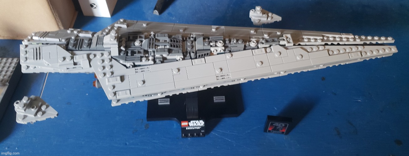 I got the executor destroyer and I also got Rex's helmet | made w/ Imgflip meme maker