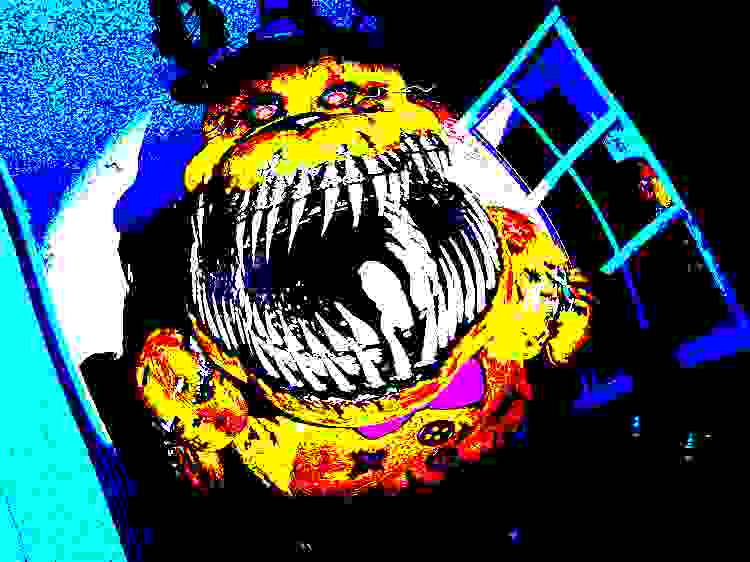 "Nightmare" Fredbear Blank Meme Template