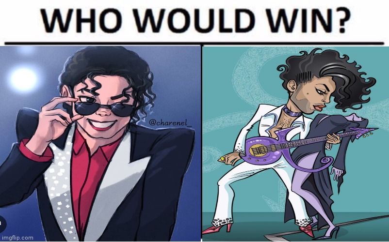 Michael Jackson vs Prince | image tagged in memes,who would win,cartoon beatbox battle suggestions,cartoon battles,regular character battles | made w/ Imgflip meme maker