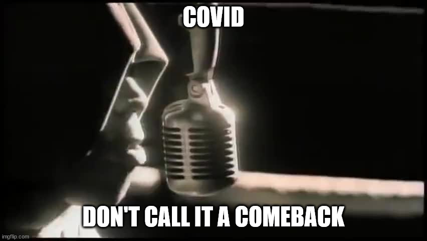 COVID DON'T CALL IT A COMEBACK | image tagged in ll cool j - don't call it a comeback | made w/ Imgflip meme maker