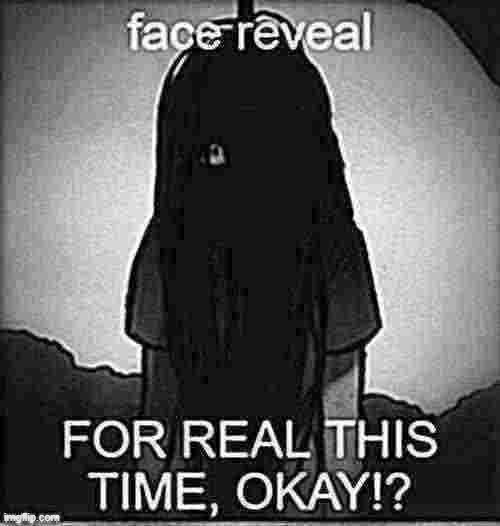 the real face reveal | image tagged in face reveal | made w/ Imgflip meme maker