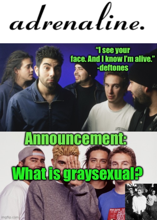 adrenaline announcement | What is graysexual? | image tagged in adrenaline announcement | made w/ Imgflip meme maker