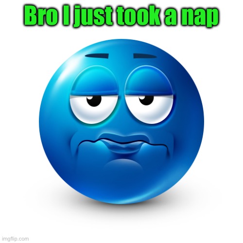 Frustrate | Bro I just took a nap | image tagged in frustrate | made w/ Imgflip meme maker