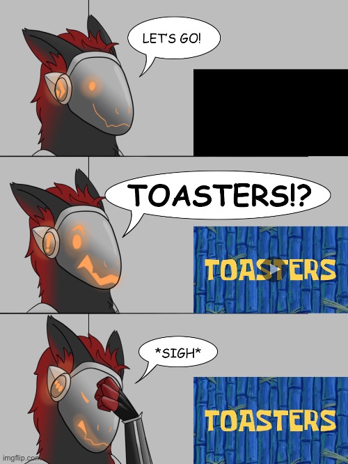 Made by UndeadDragon912 | image tagged in protogen,toaster | made w/ Imgflip meme maker