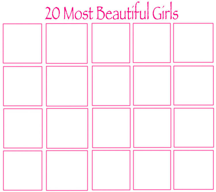 High Quality the most beautiful girls Blank Meme Template