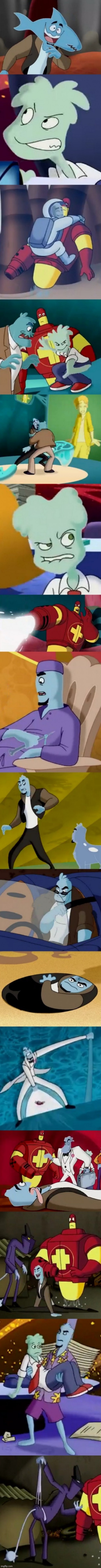 Have some insanely-unhinged ozzy&drix (series) frames. (One of them is from an entire unhinged episode) | made w/ Imgflip meme maker