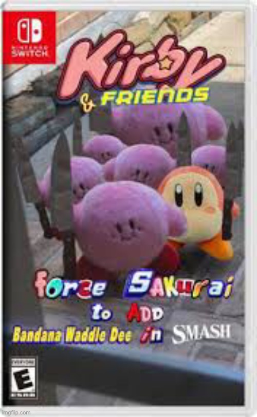 image tagged in kirby,nintendo switch | made w/ Imgflip meme maker