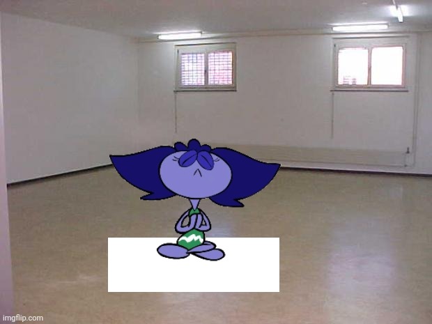 Pike mediating | image tagged in empty room | made w/ Imgflip meme maker