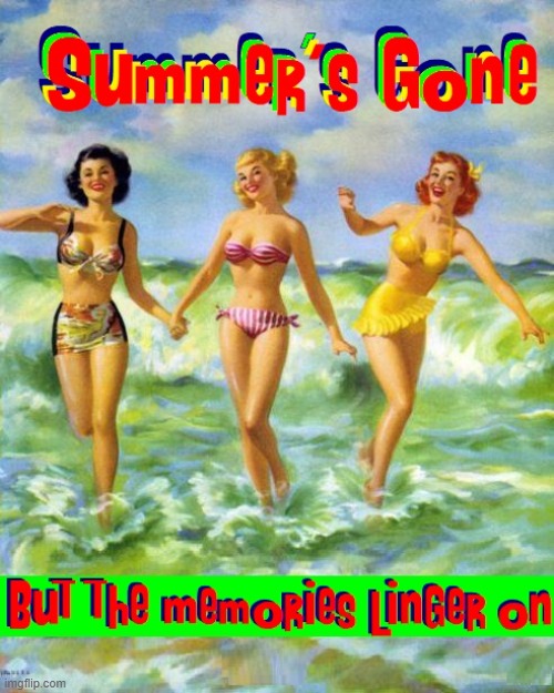 By the sea, by the sea, by the beautiful blond, brunette, redhead sea | image tagged in vince vance,comics/cartoons,blond,brunette,redheads,pinups | made w/ Imgflip meme maker