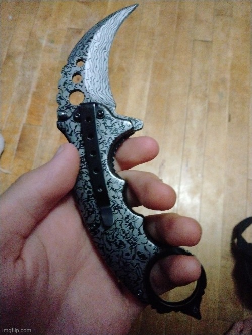 I got karambit hehehe | made w/ Imgflip meme maker