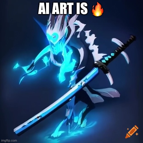 Protogen drawing Made by ai, craiyon ai drawing software- I did not expect that! | AI ART IS 🔥 | made w/ Imgflip meme maker