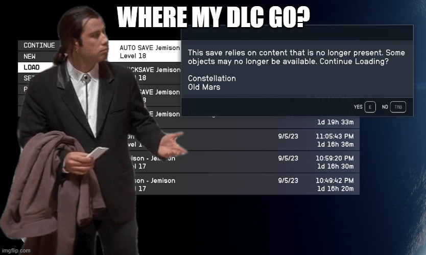 Where my DLC go? | WHERE MY DLC GO? | image tagged in memes | made w/ Imgflip meme maker