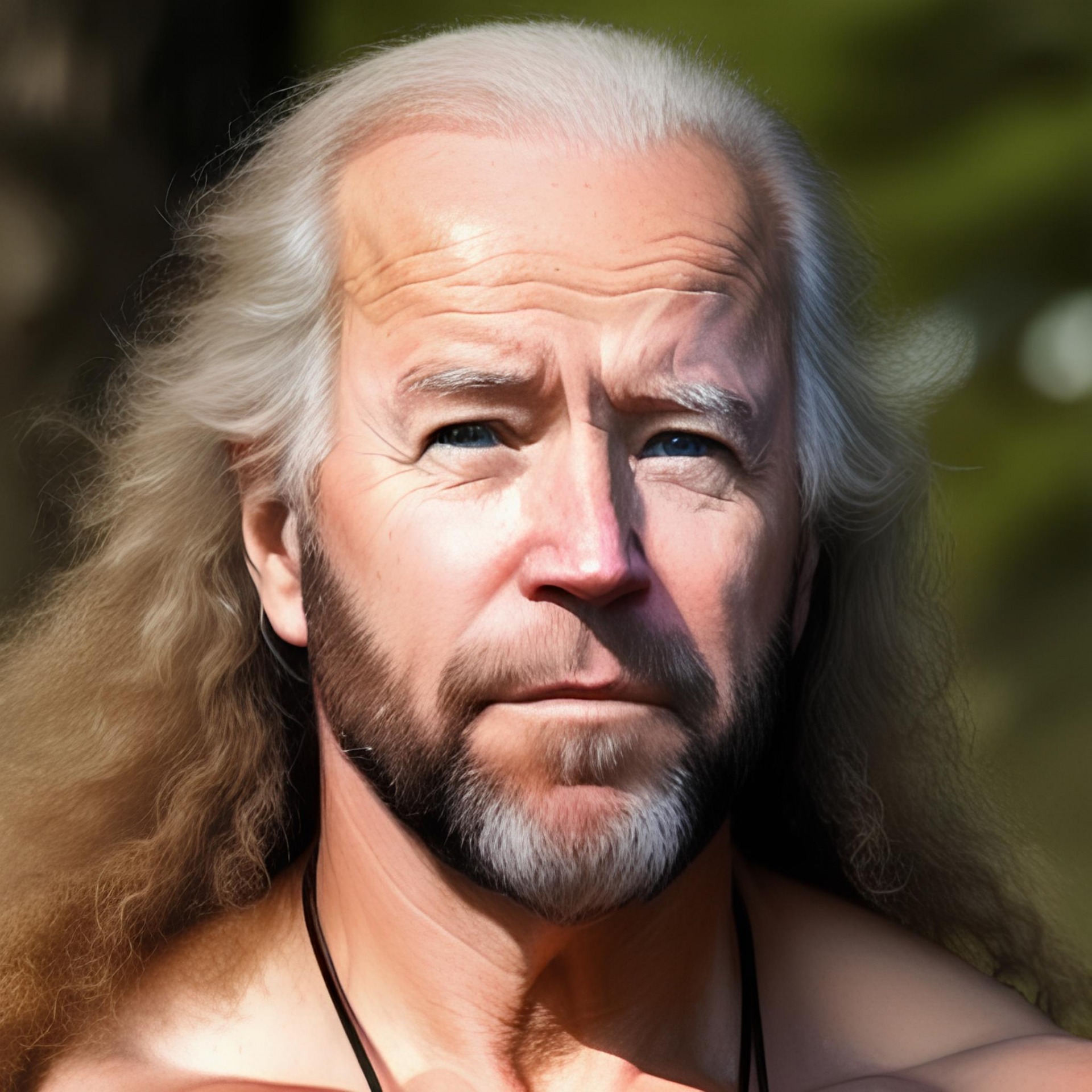 High Quality Caveman Joe Biden Blank Meme Template