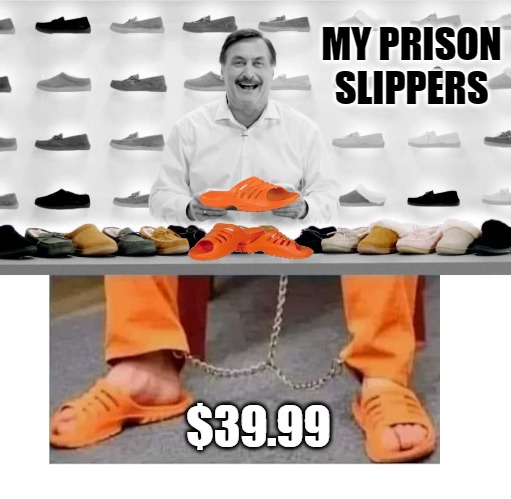 my prison slippers | MY PRISON SLIPPERS; $39.99 | image tagged in prison slippers,thirty nine ninety nine | made w/ Imgflip meme maker