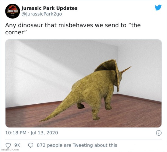 The corner | image tagged in jurassic park | made w/ Imgflip meme maker