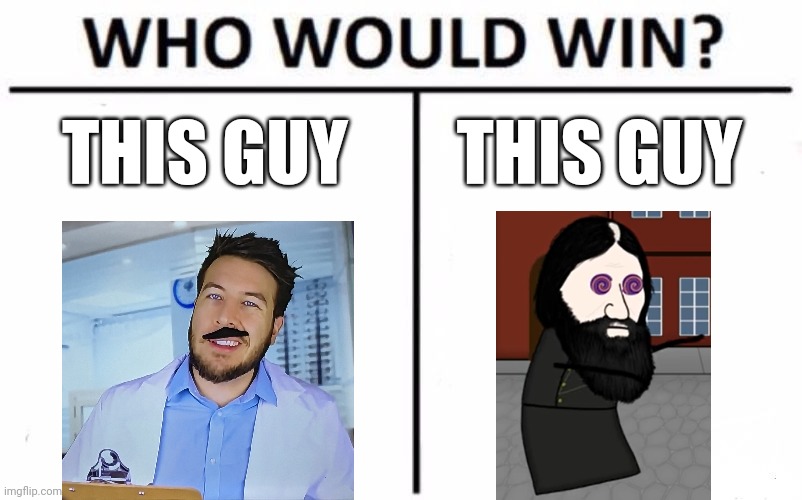 Fake doctor vs fake Wizard | THIS GUY; THIS GUY | image tagged in memes,who would win | made w/ Imgflip meme maker