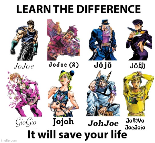 It truly will make a difference | image tagged in jojo's bizarre adventure,jjba,jojo,jojo meme,anime,memes | made w/ Imgflip meme maker